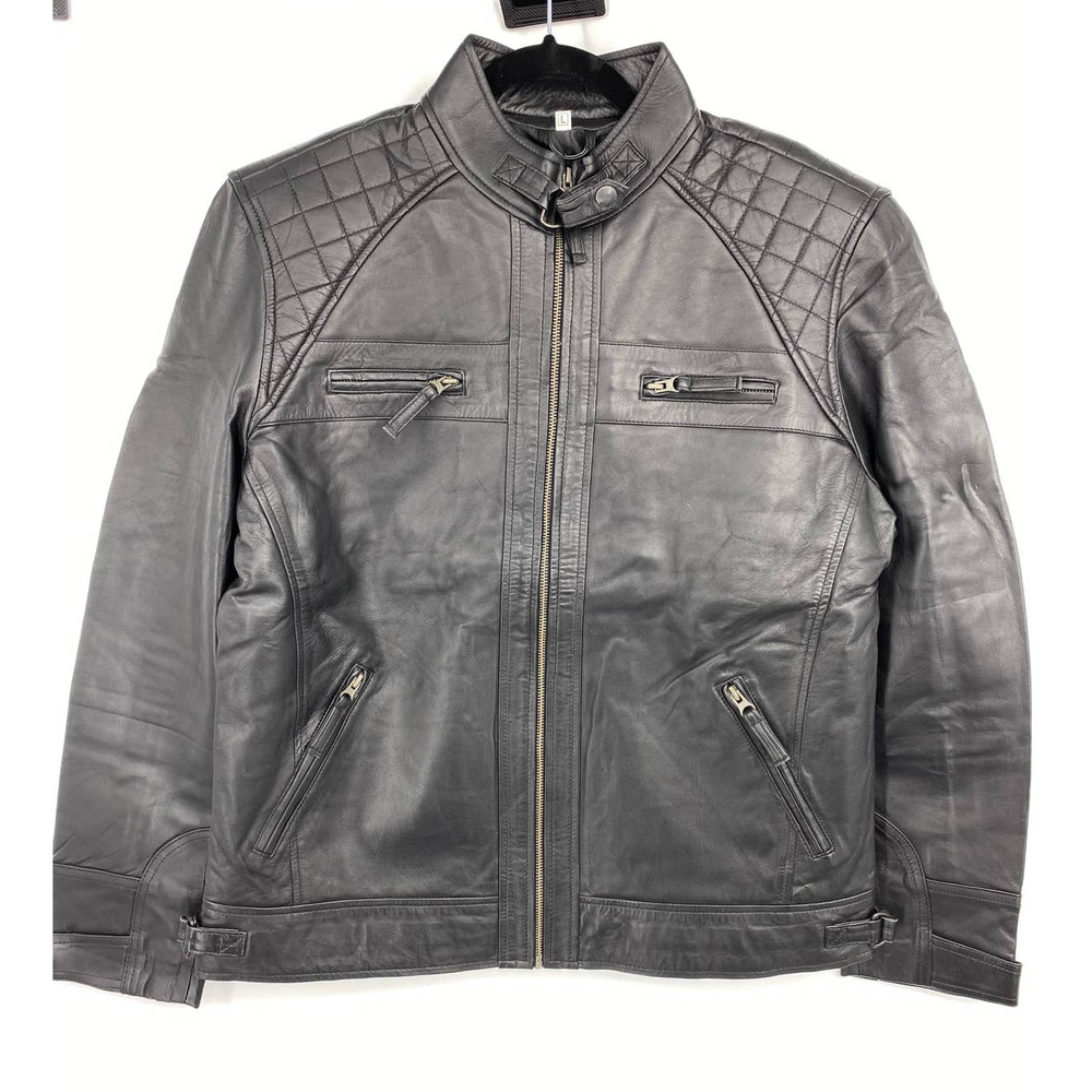 Echtes Leder Leather Jacket Large NWT
